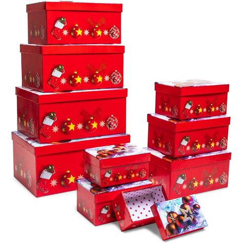 holiday gift boxes nearby